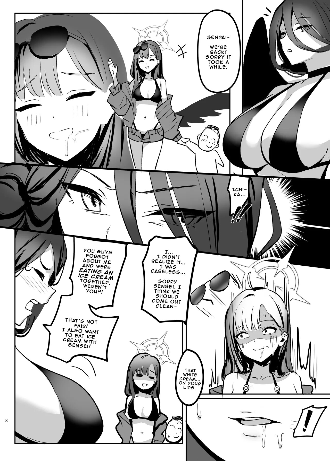 Hentai Manga Comic-Sensei, Let's have a quickie over there-Read-6